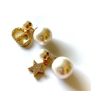 Dior Tribales Glass Pearl Earrings *repost